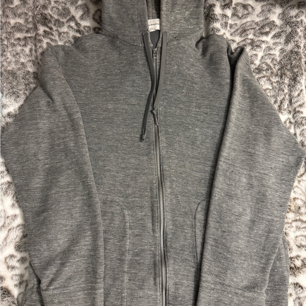 Gray Zip-Up Hoodie